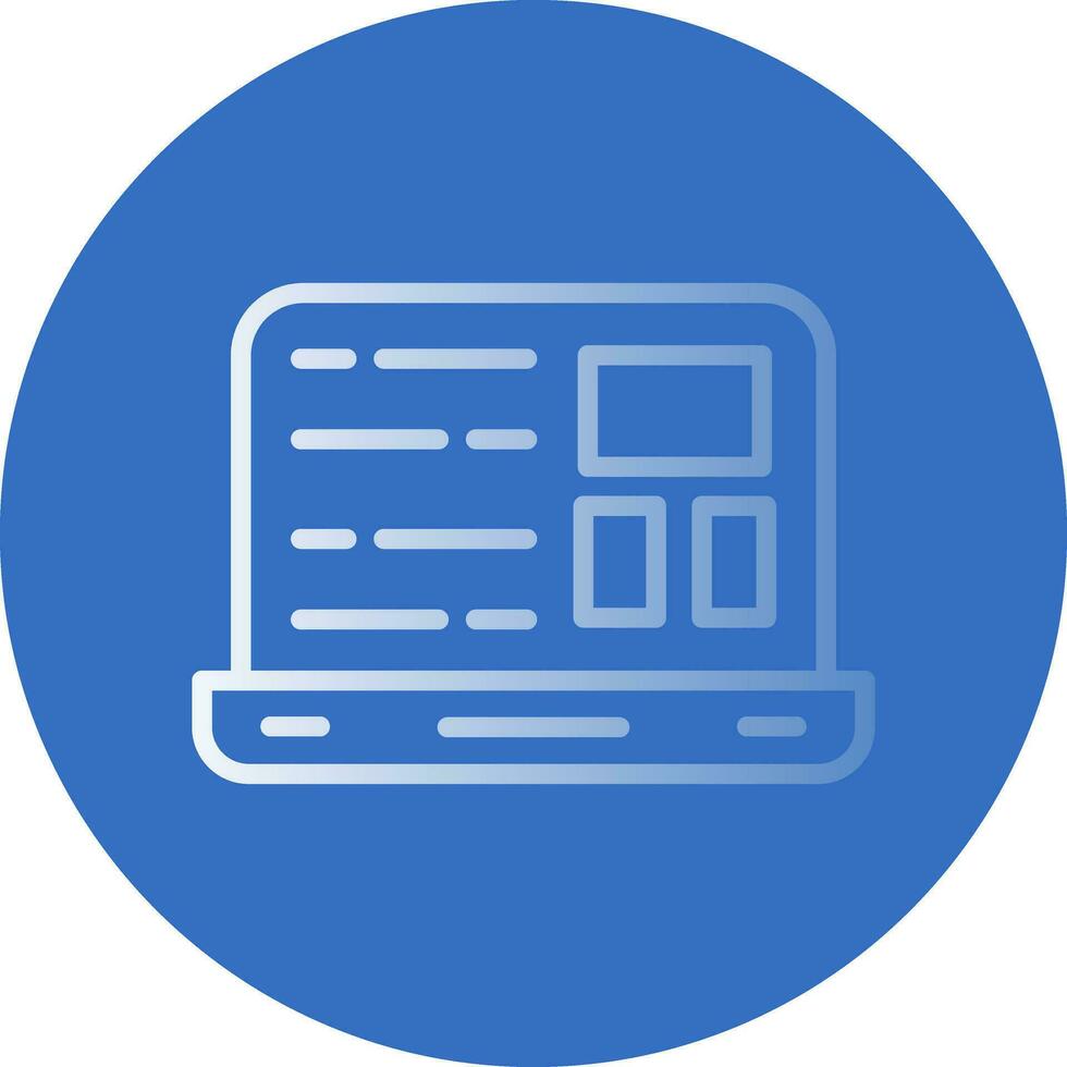 Web Development Vector Icon Design