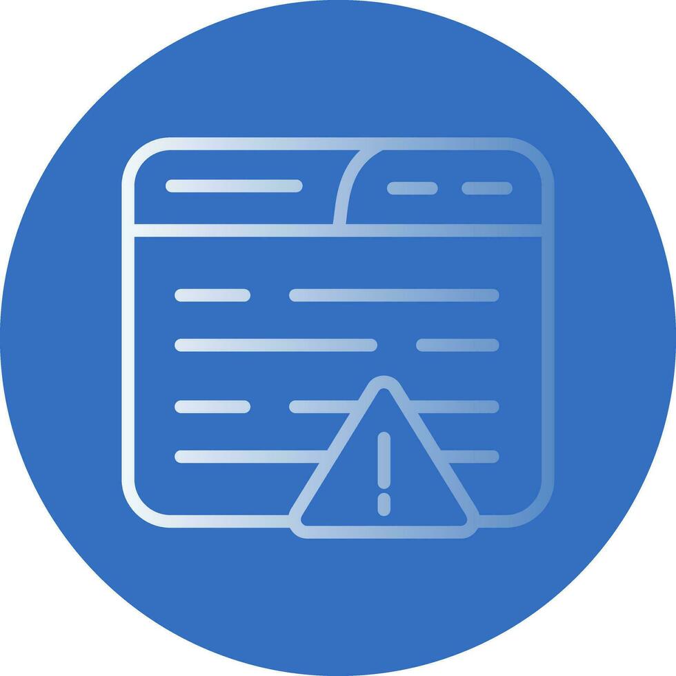 Warning Vector Icon Design