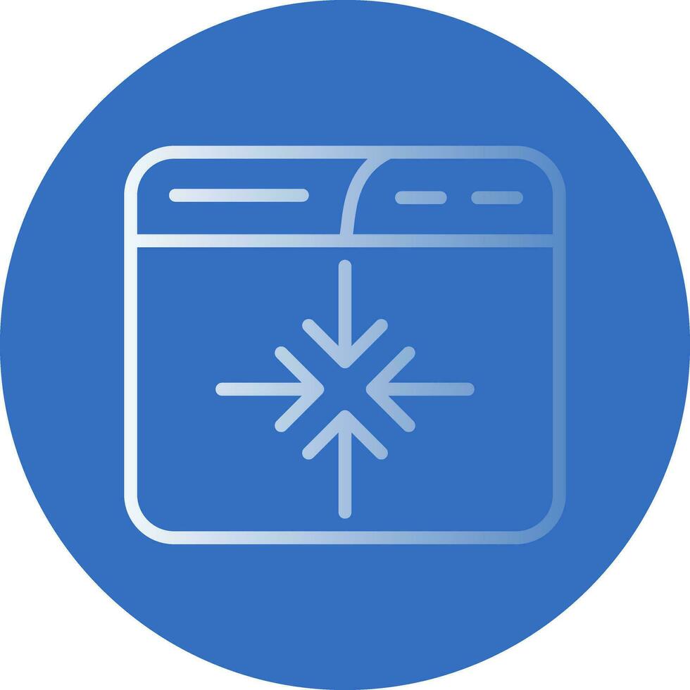 Minimize Vector Icon Design