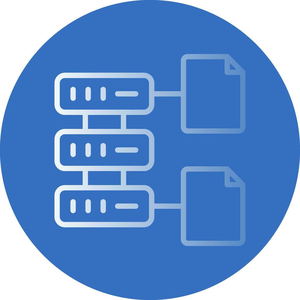 Database File Vector Icon Design