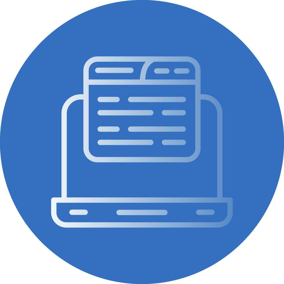 Laptop Vector Icon Design