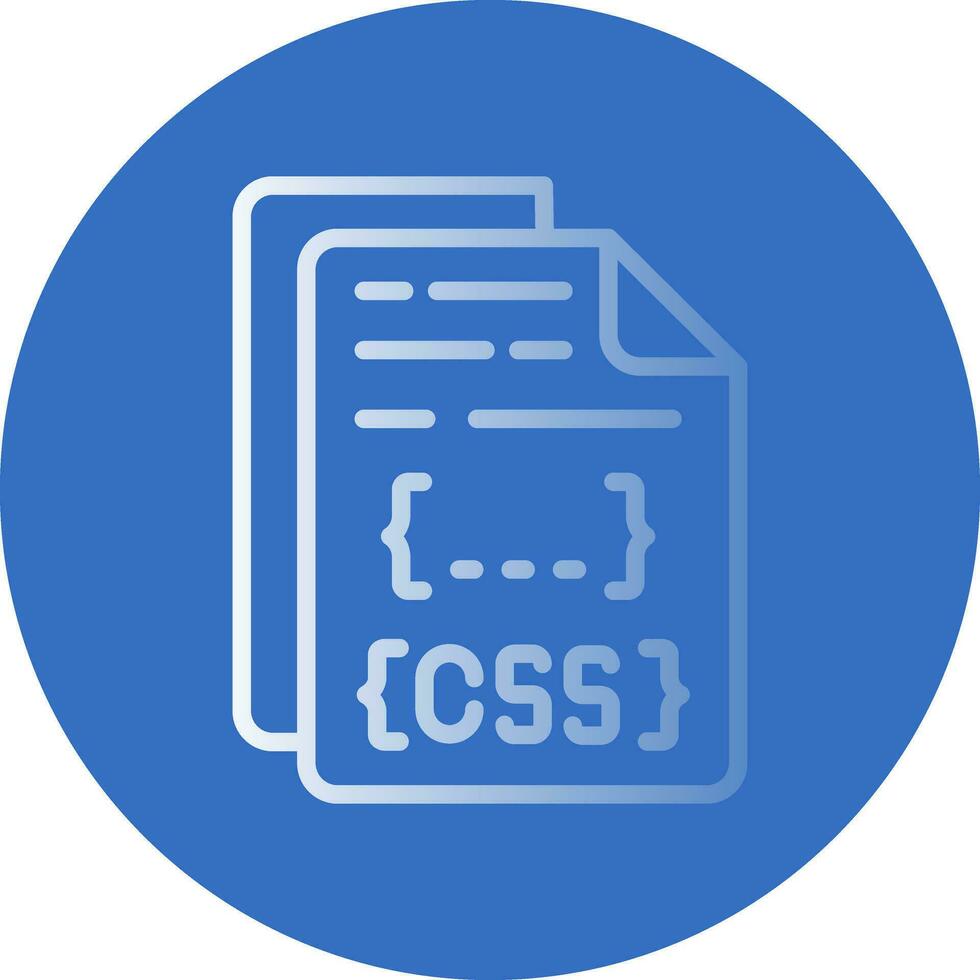 Css File Vector Icon Design