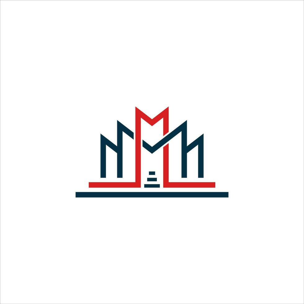 M letter logo design vector template