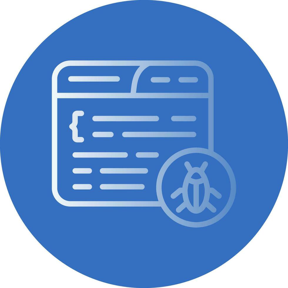 Bug Vector Icon Design