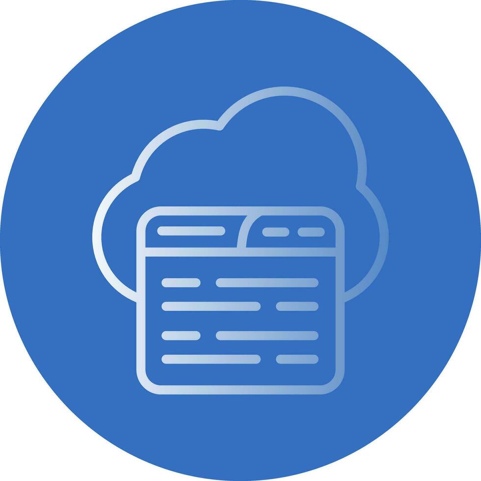 Cloud Vector Icon Design