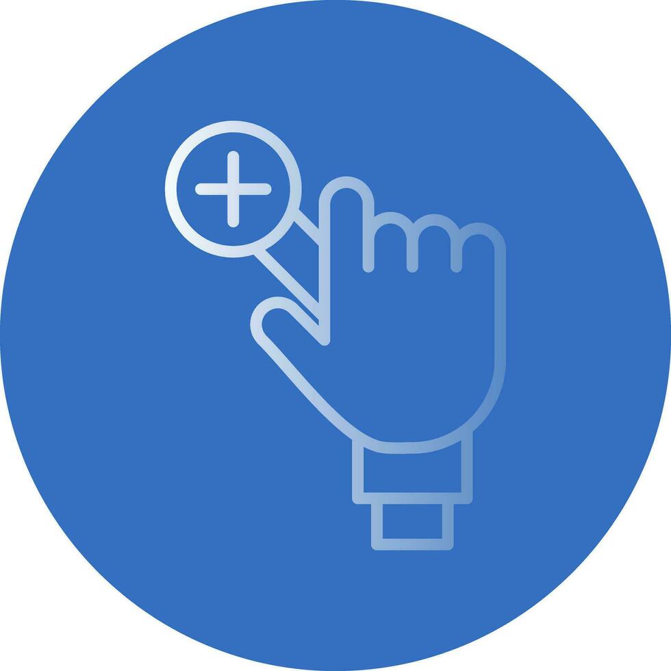 Zoom In Vector Icon Design