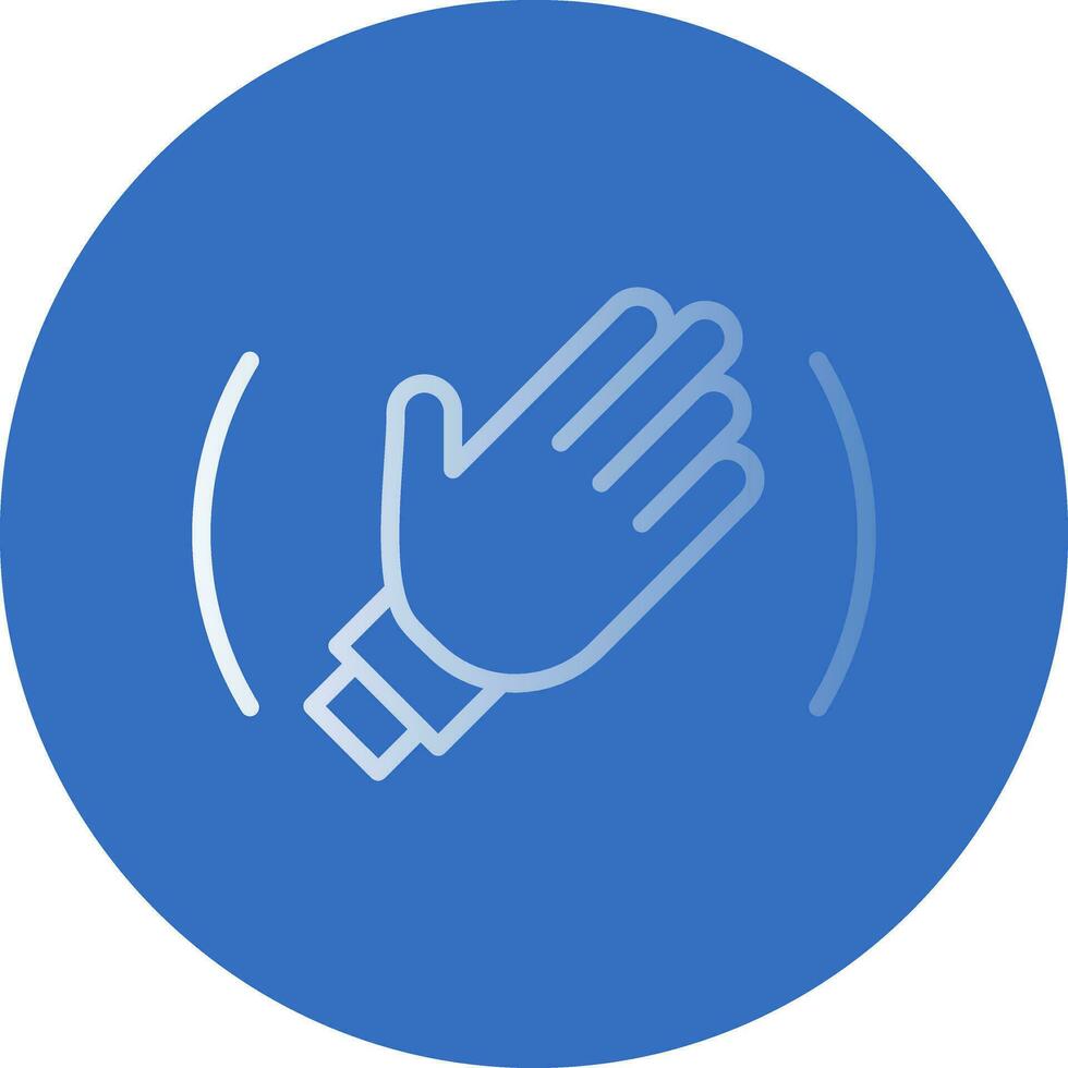 Goodbye Vector Icon Design