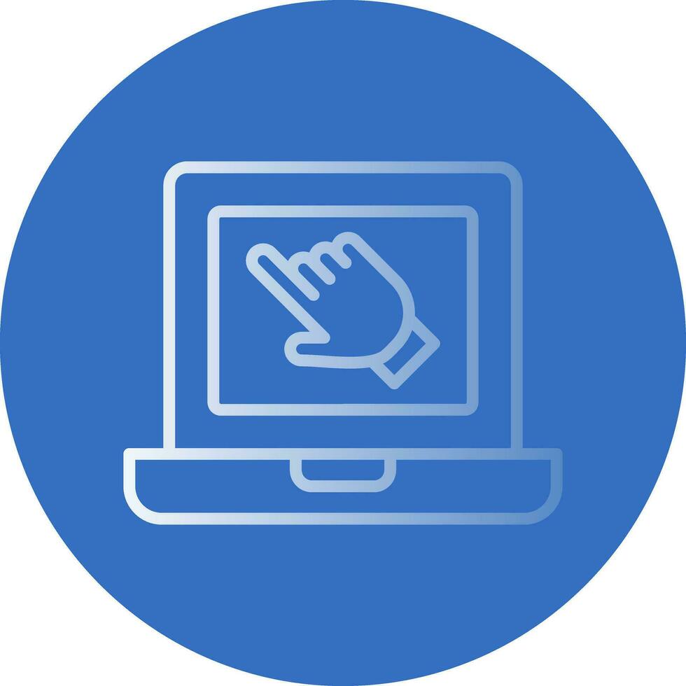 Laptop Vector Icon Design