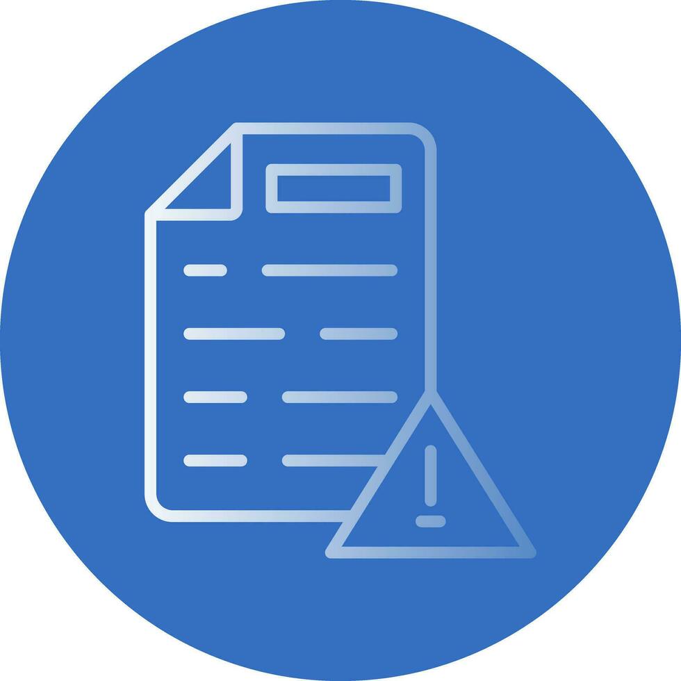 Warning Vector Icon Design