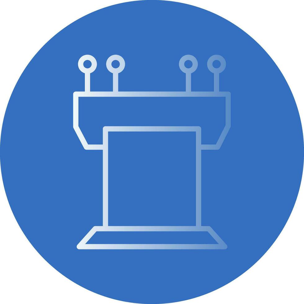 Podium Vector Icon Design