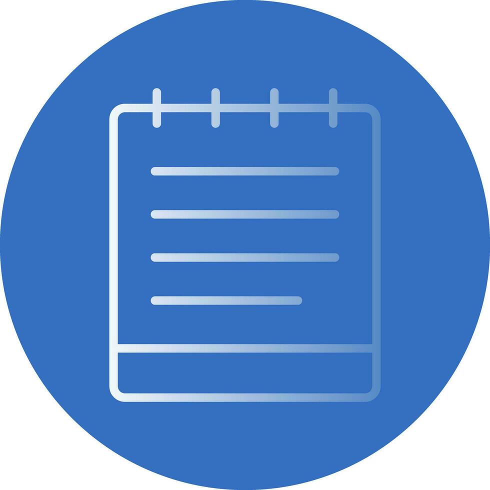 Notebook Vector Icon Design