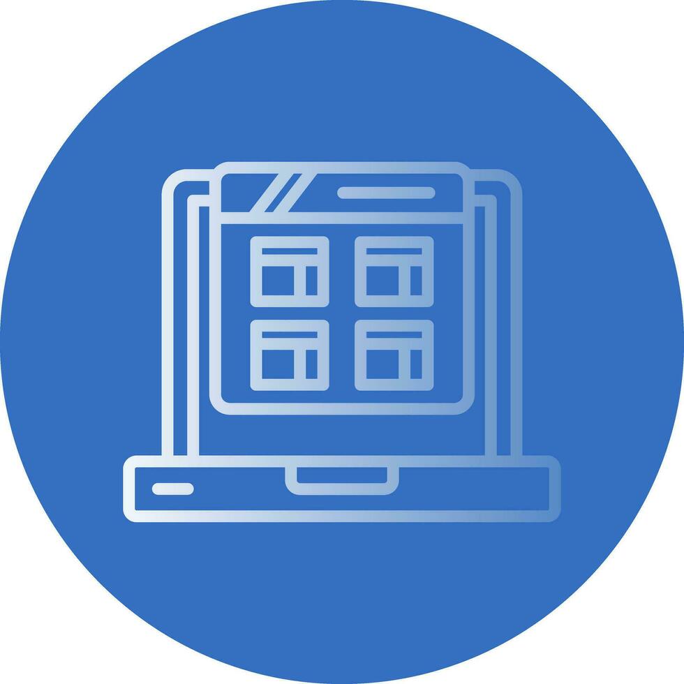 Website Vector Icon Design