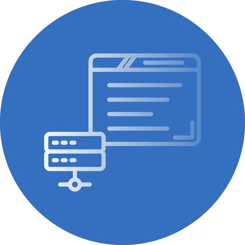 web hospedaje vector icono diseño