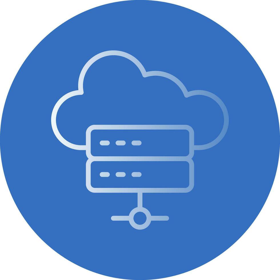 Hosting Vector Icon Design