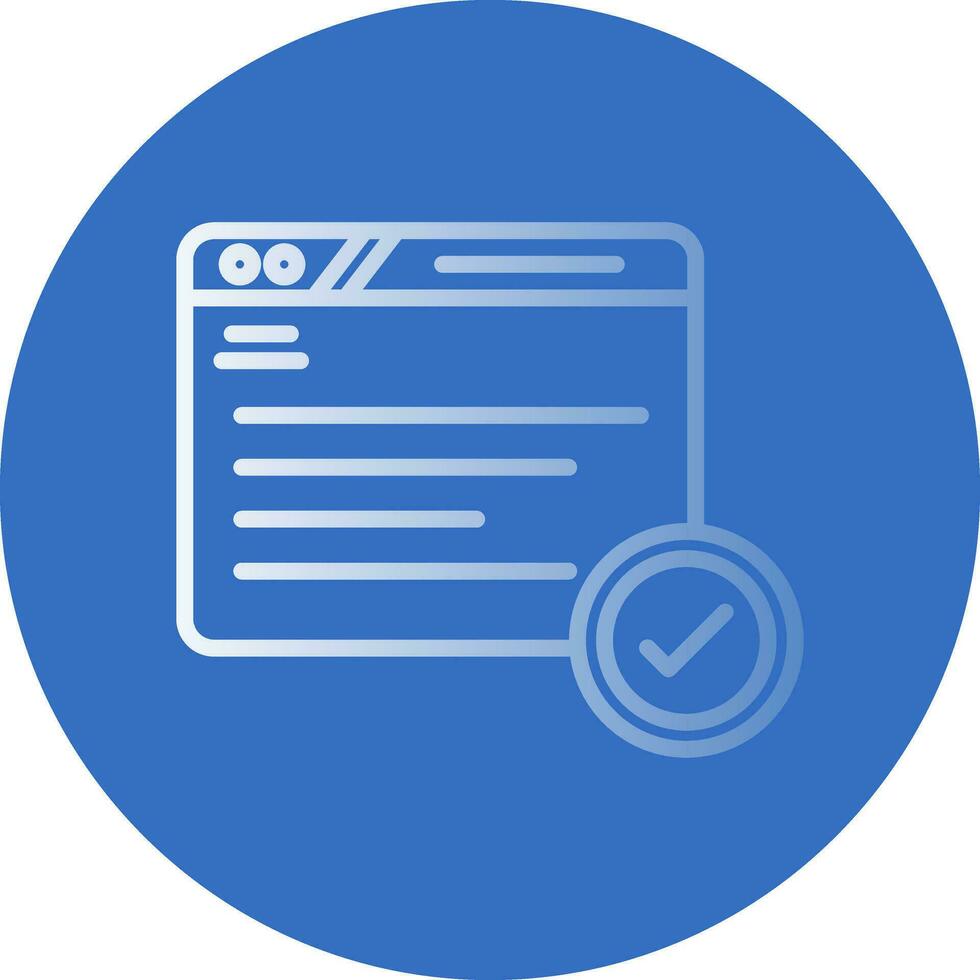 Check Vector Icon Design