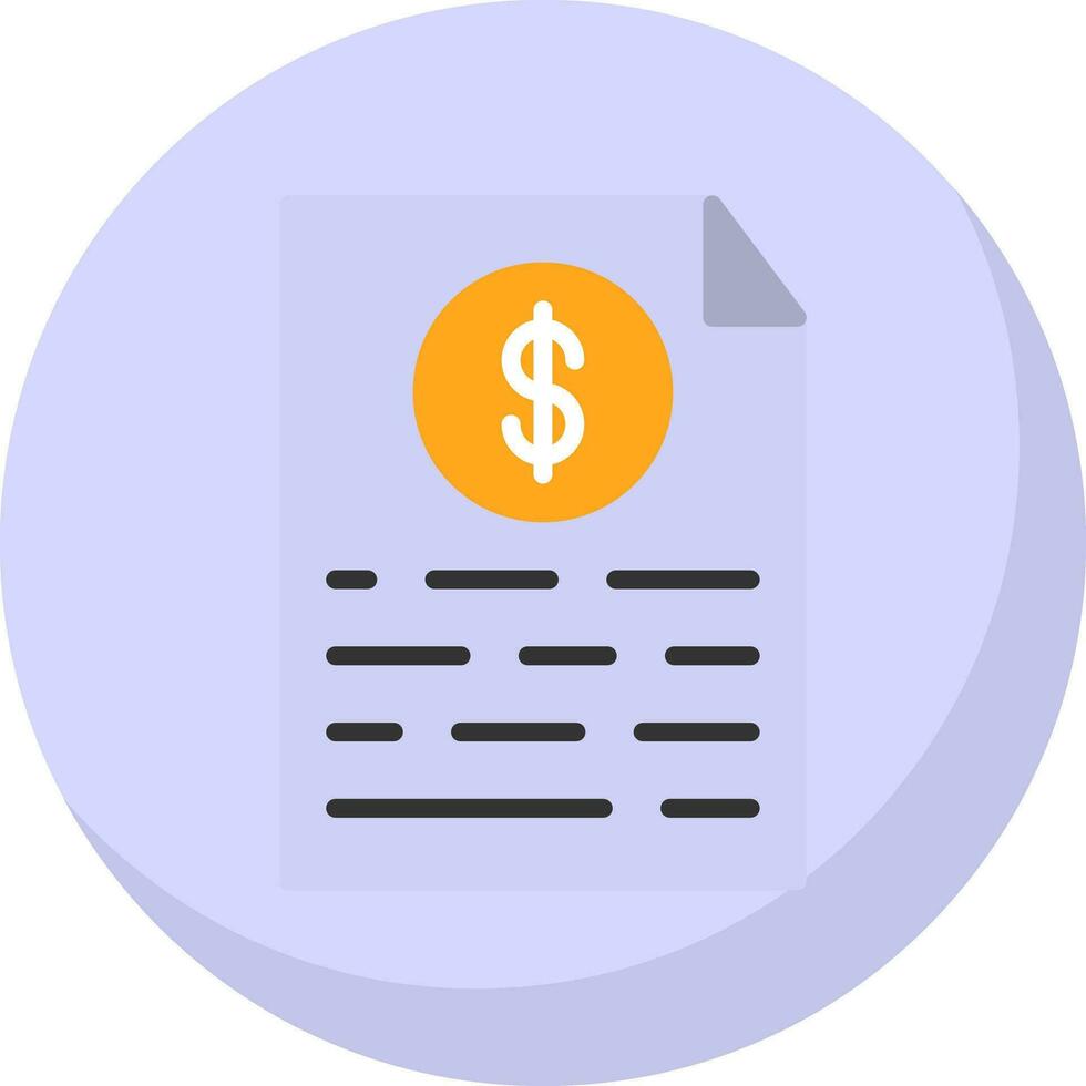 Medical Invoice Vector Icon Design