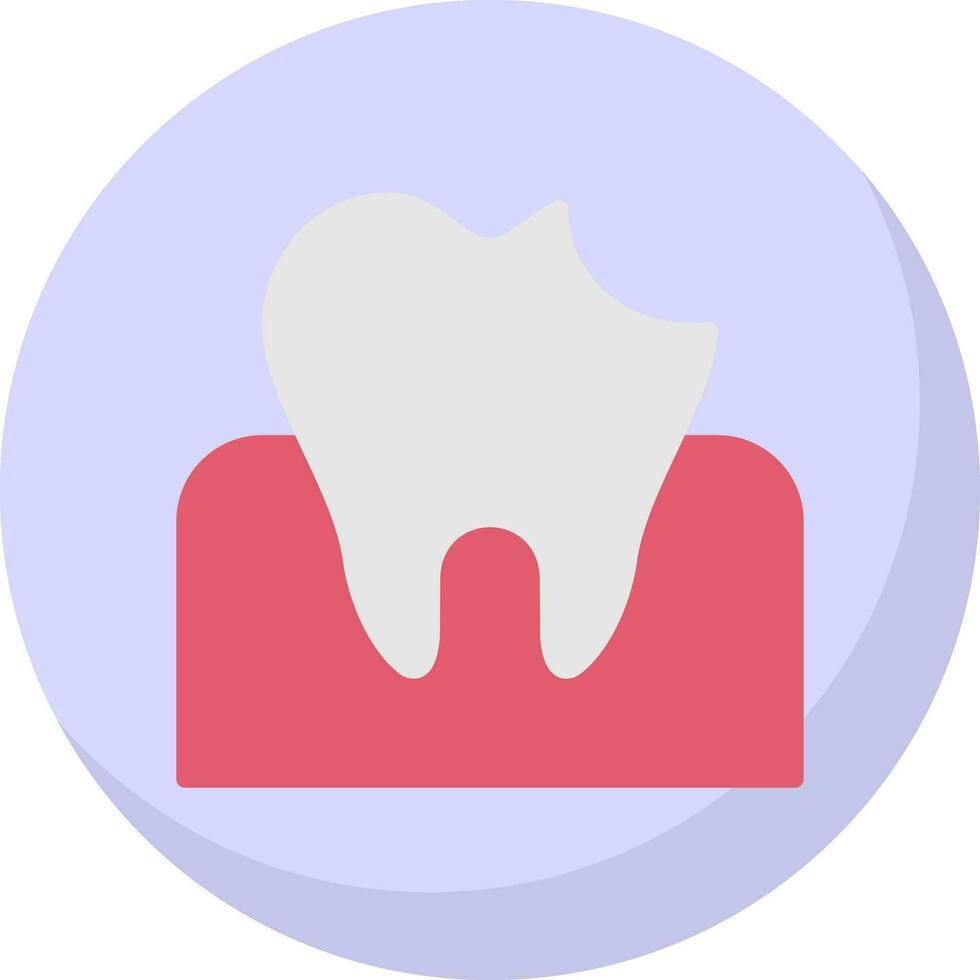 Dental Caries Vector Icon Design