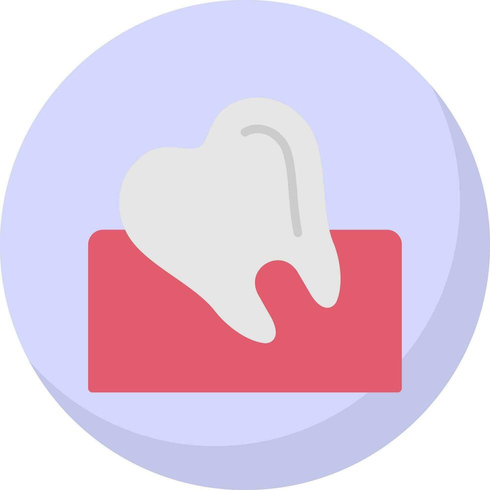 Wisdom Tooth Vector Icon Design