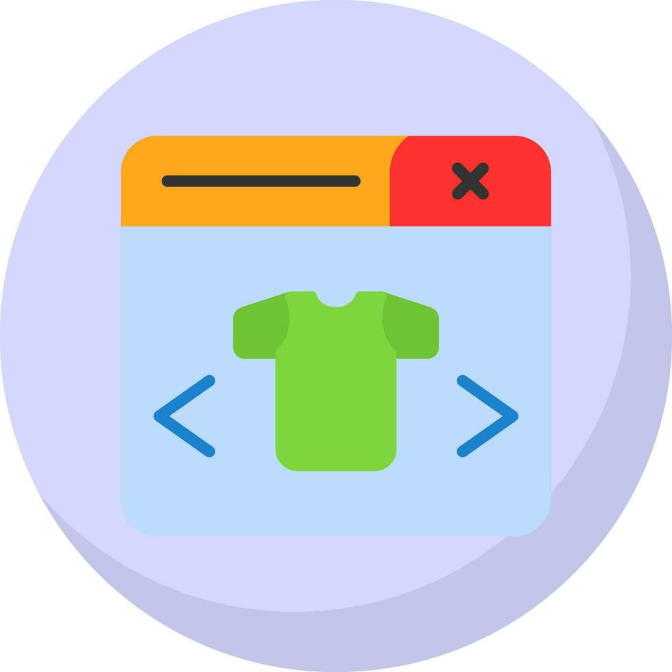 Clothing Store Vector Icon Design