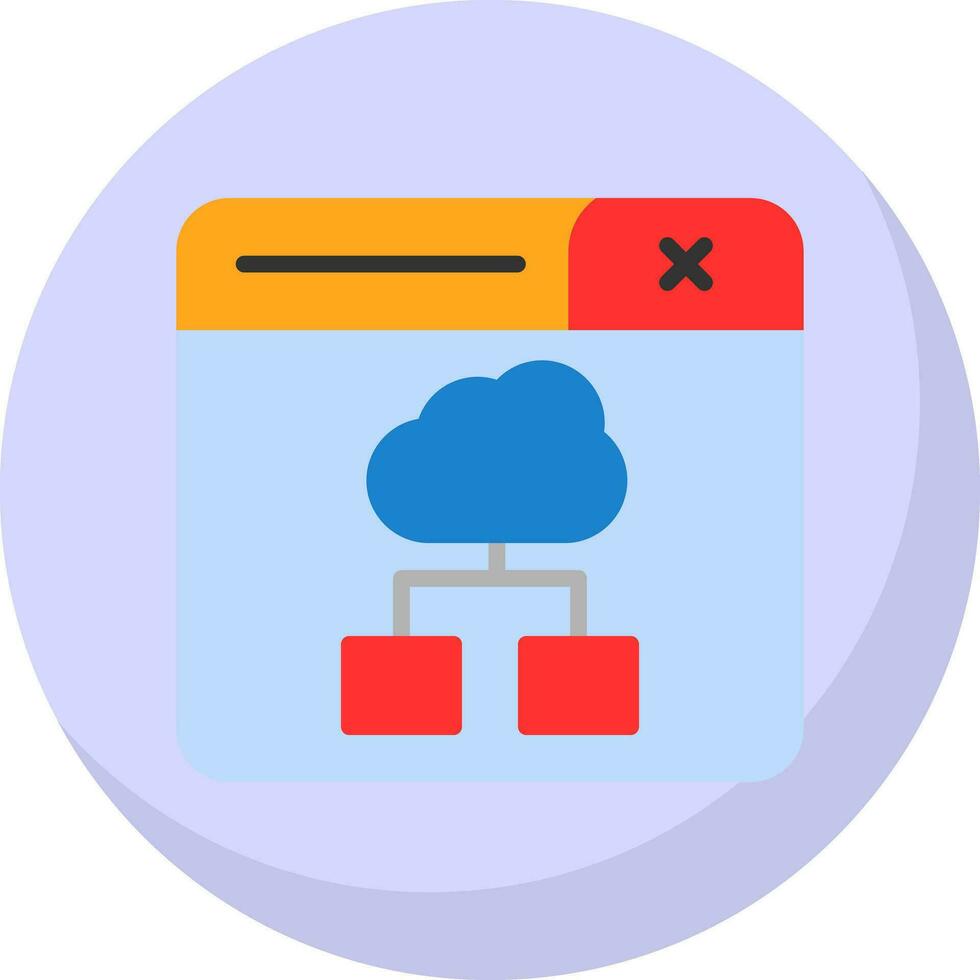 Cloud Computing Vector Icon Design