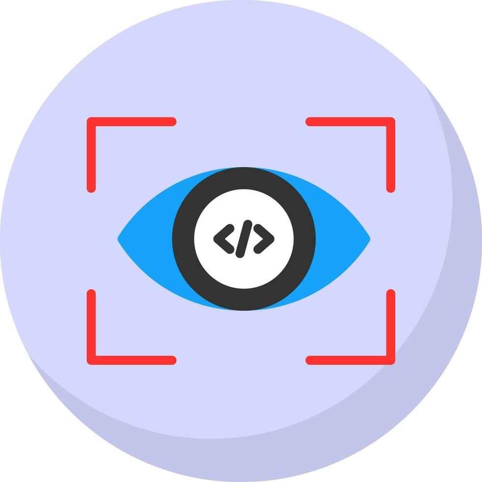 diseño de icono de vector de ojo