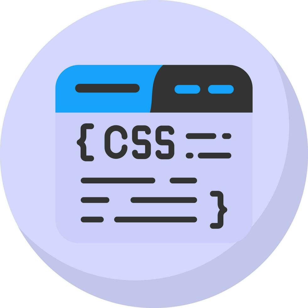 Css Coding Vector Icon Design