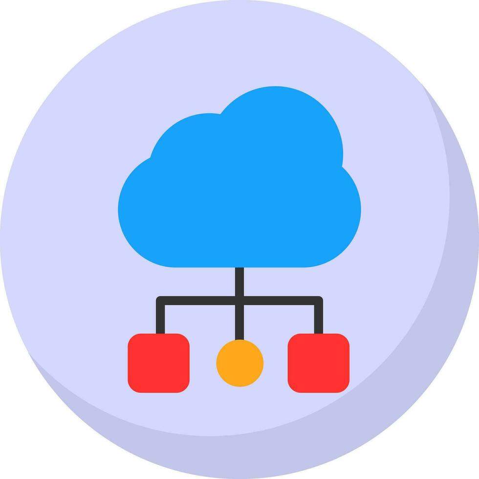 Cloud Computing Vector Icon Design