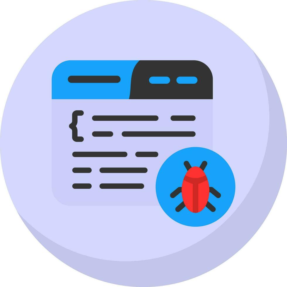 Bug Vector Icon Design