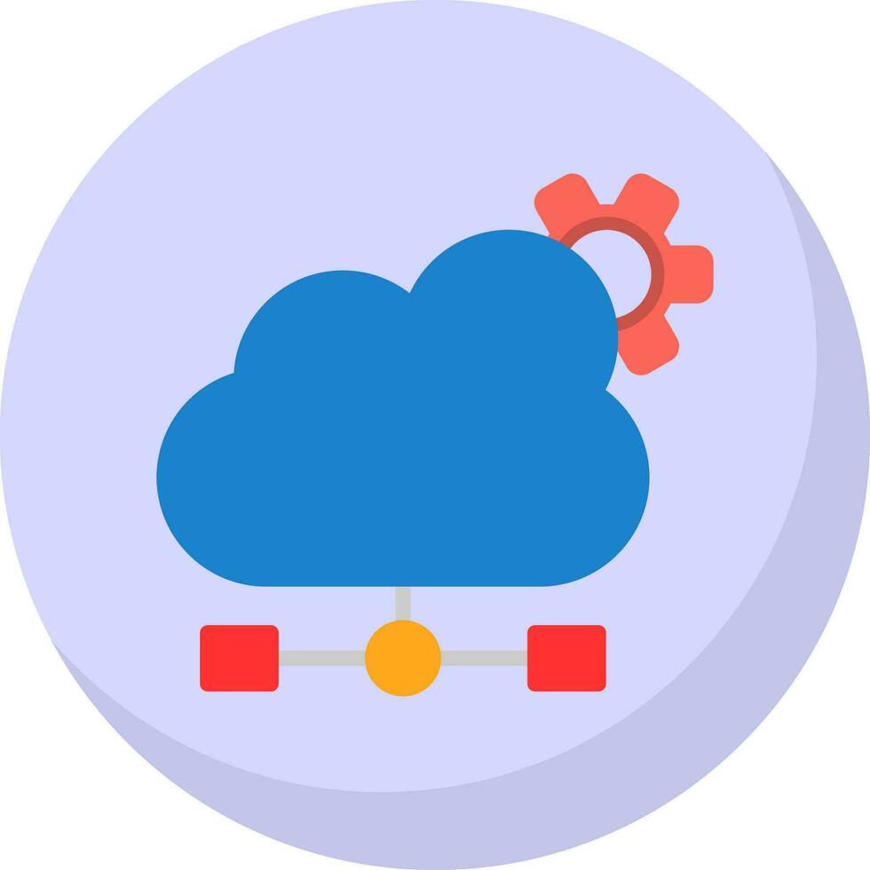 Cloud Computing Vector Icon Design