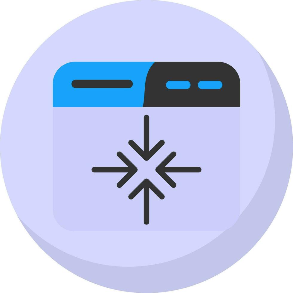Minimize Vector Icon Design