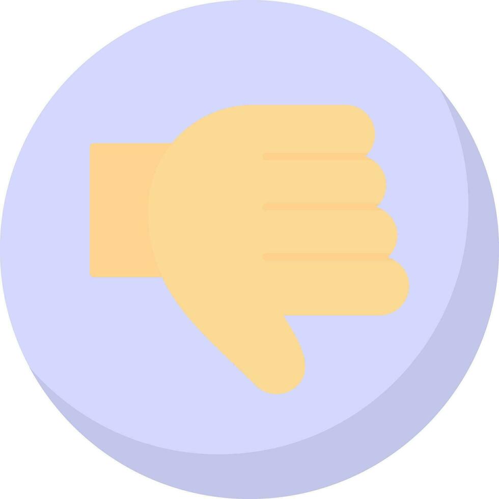 Thumb Down Vector Icon Design