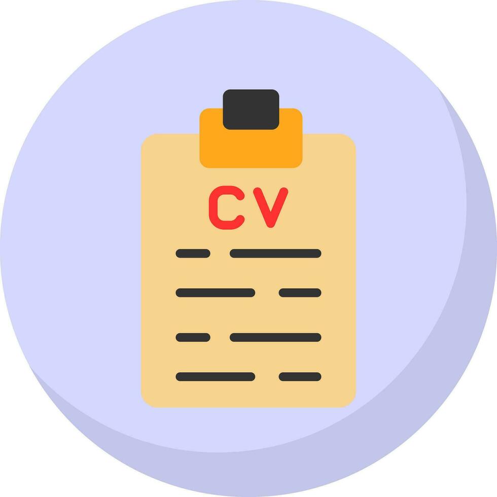 CV Vector Icon Design