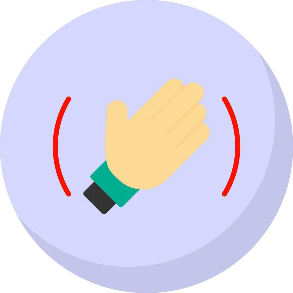 Goodbye Vector Icon Design