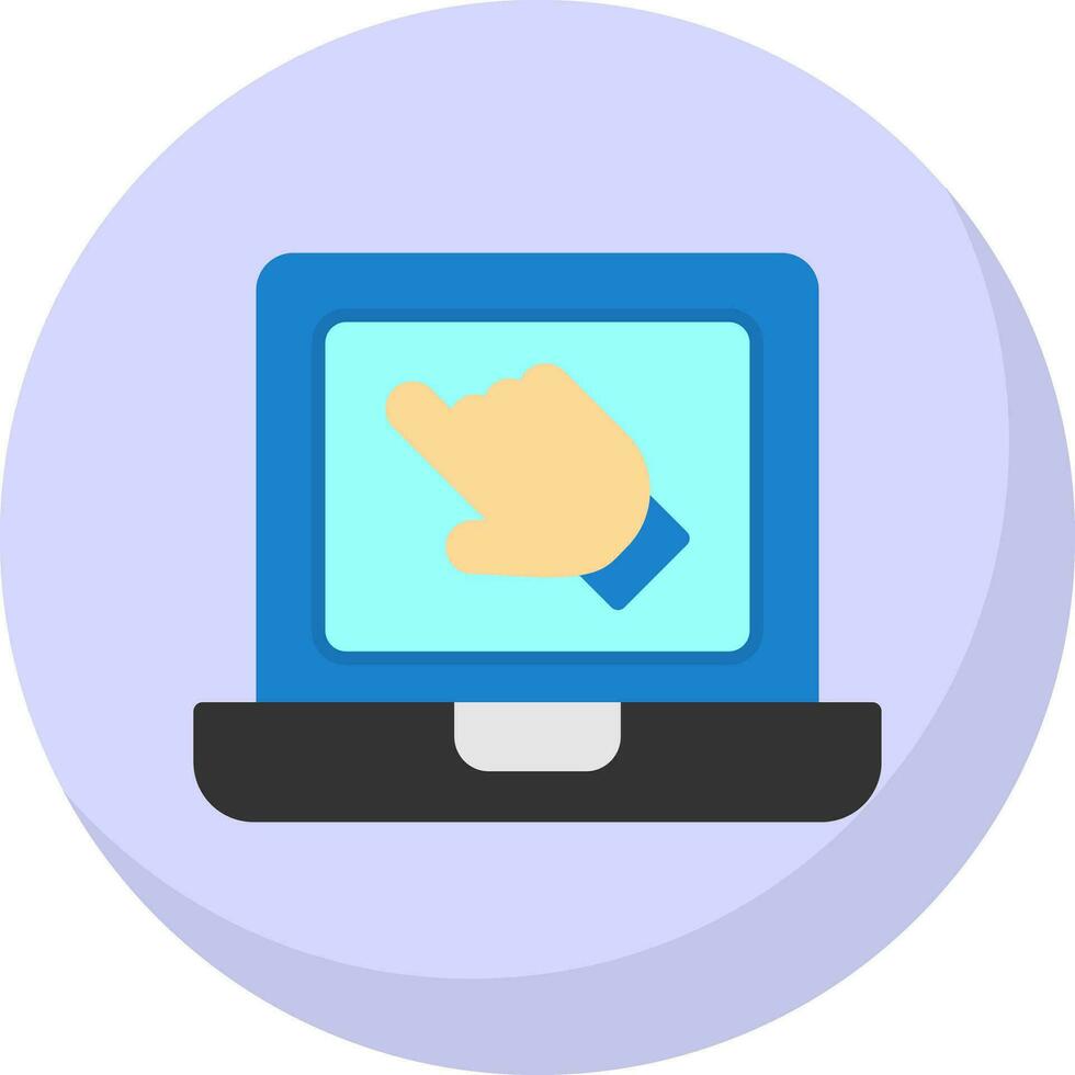 Laptop Vector Icon Design