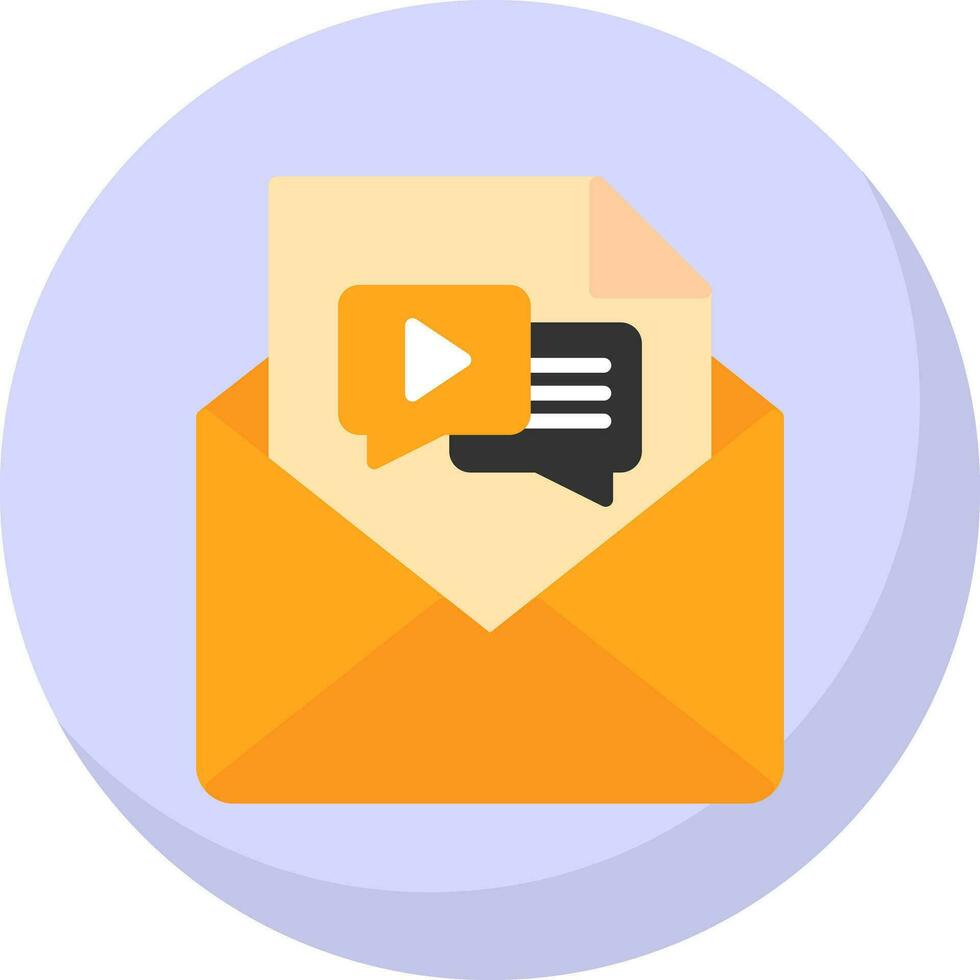 Email Marketing Vector Icon Design