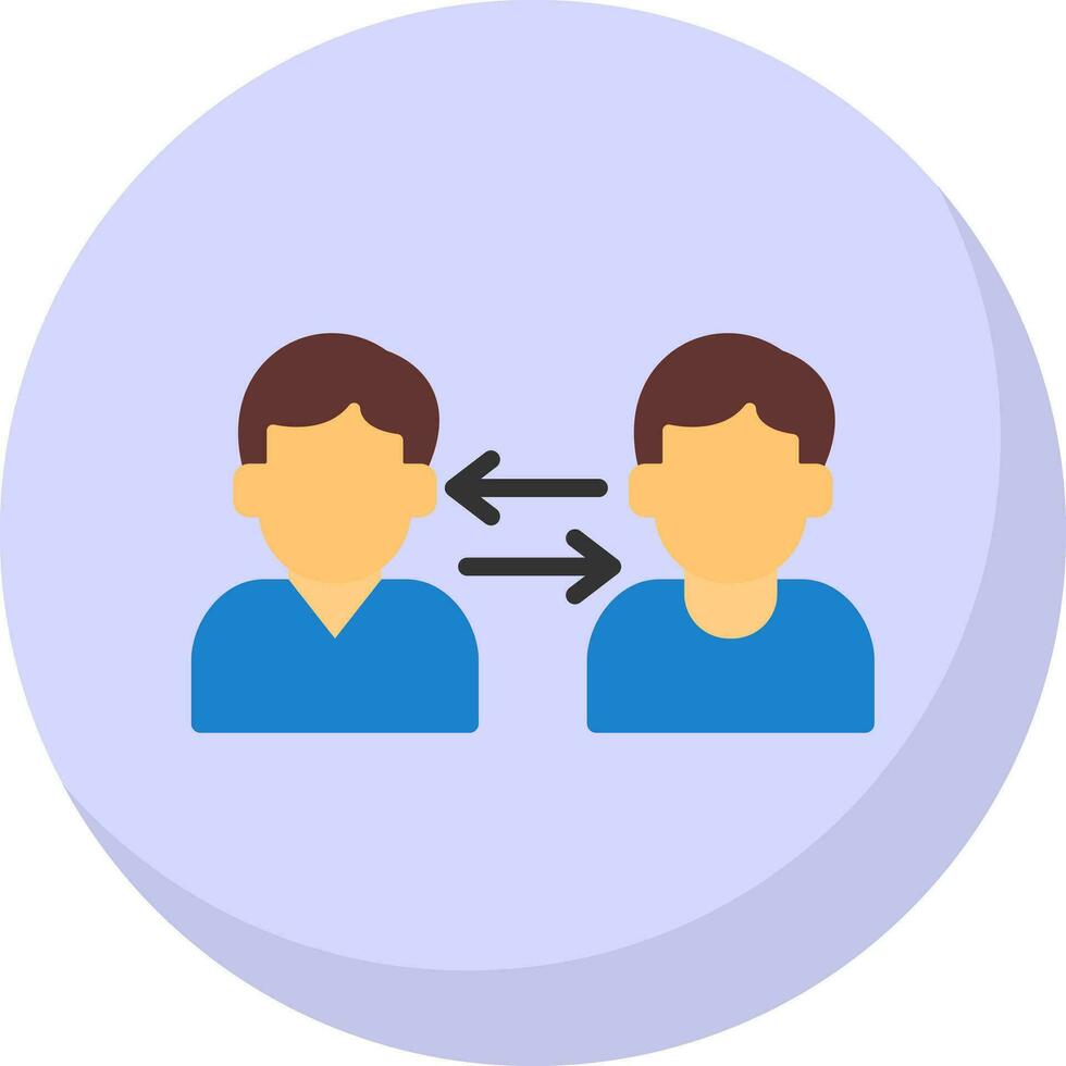 Exchange Vector Icon Design