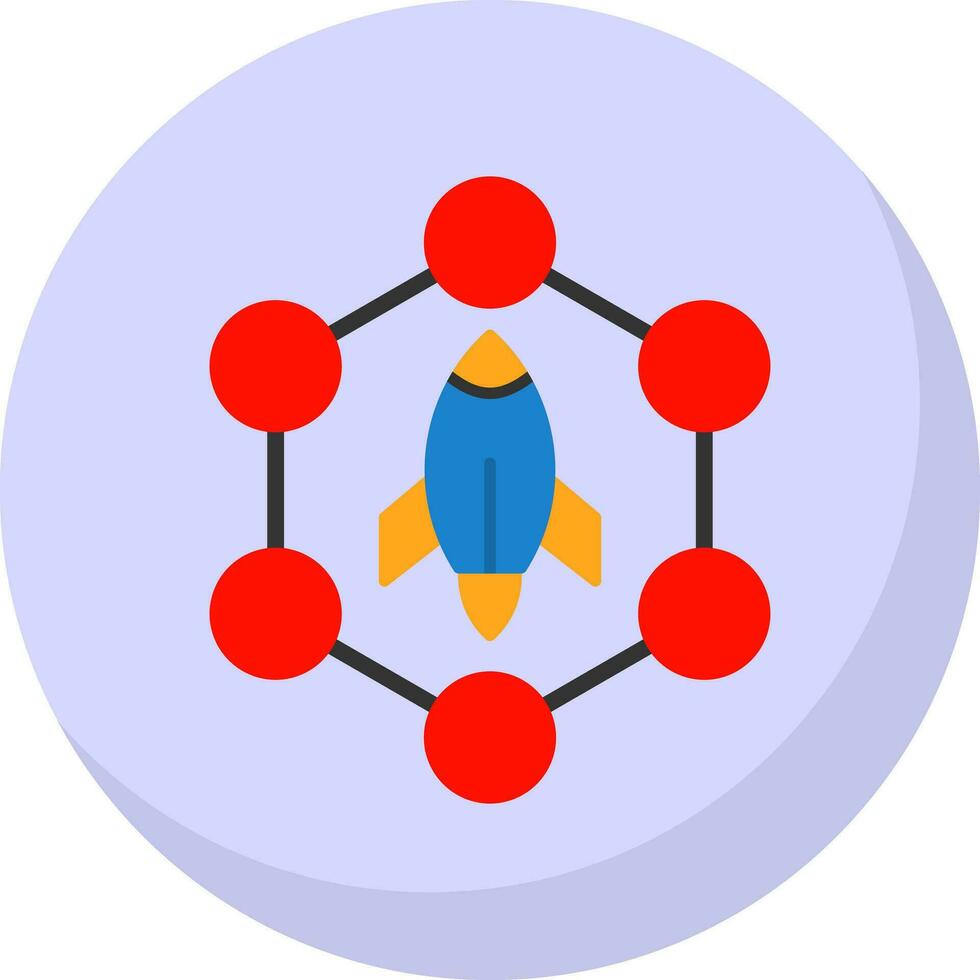 Rocket Vector Icon Design