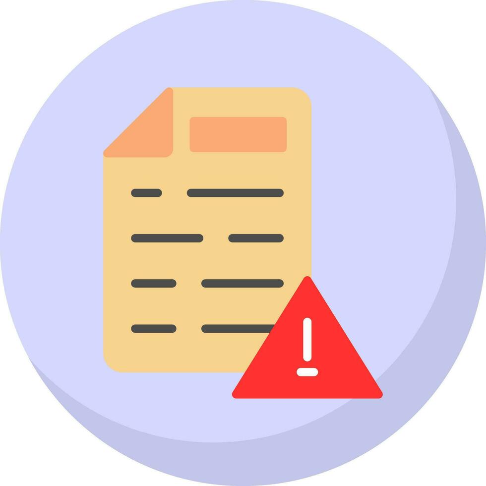 Warning Vector Icon Design