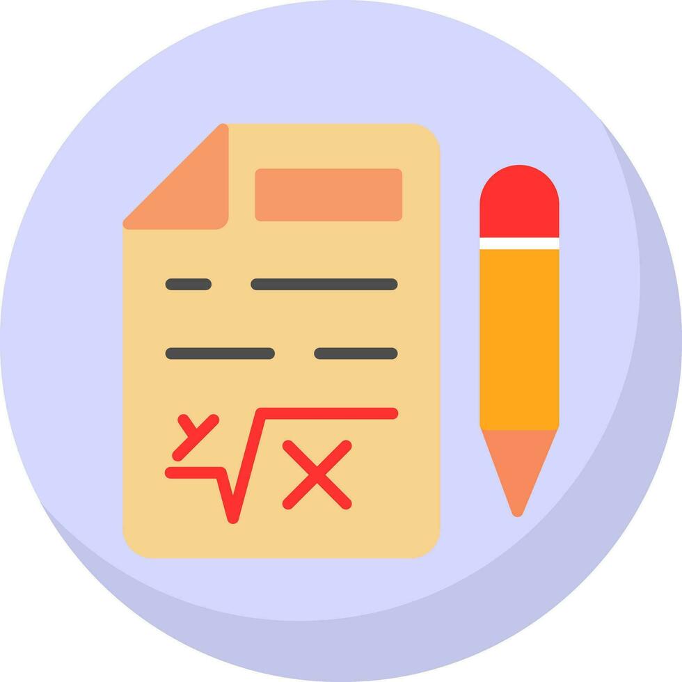 Maths Vector Icon Design