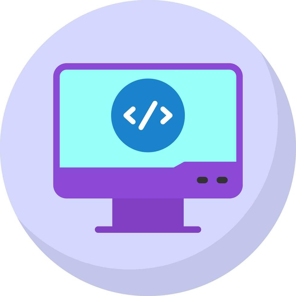 Code Vector Icon Design