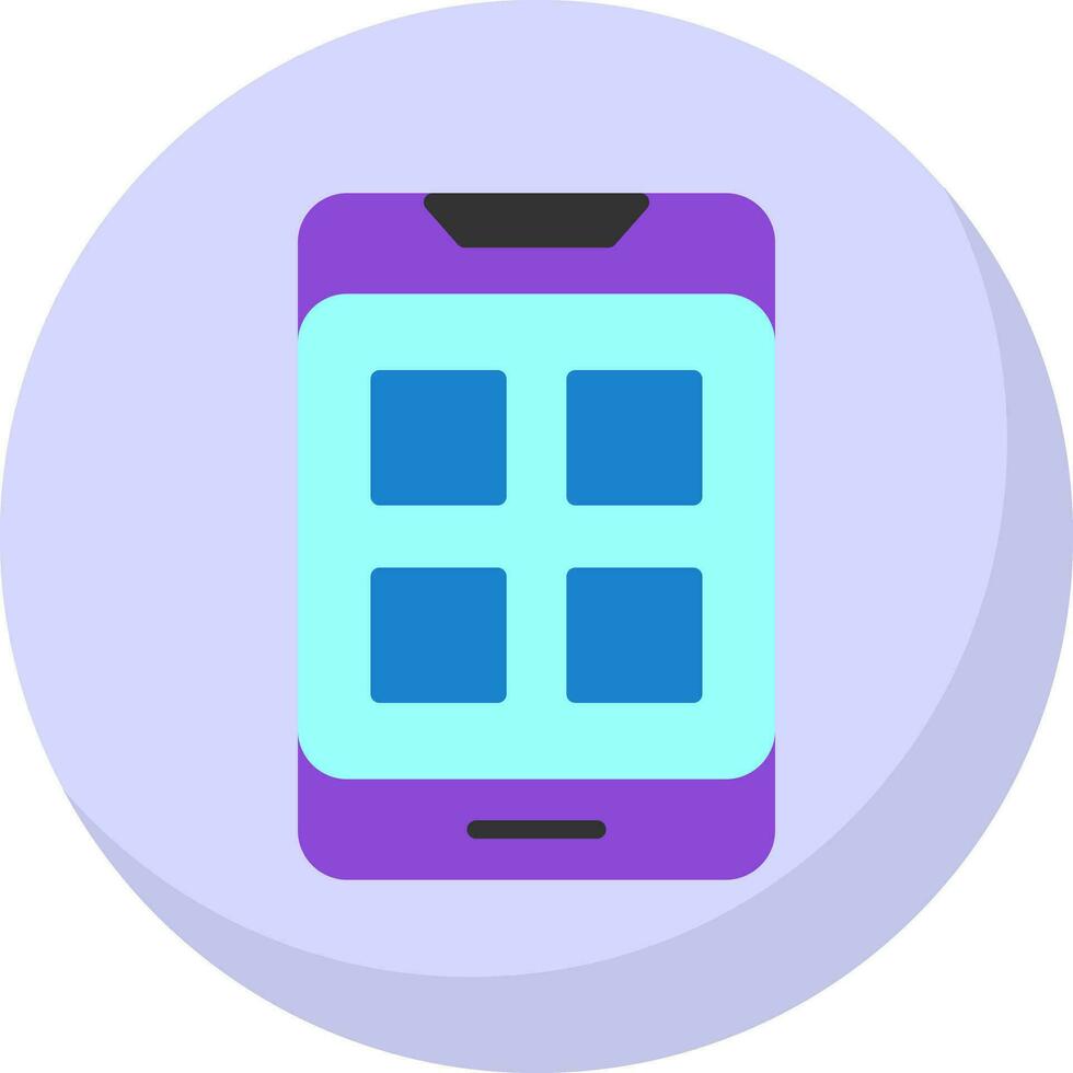 Mobile App Vector Icon Design