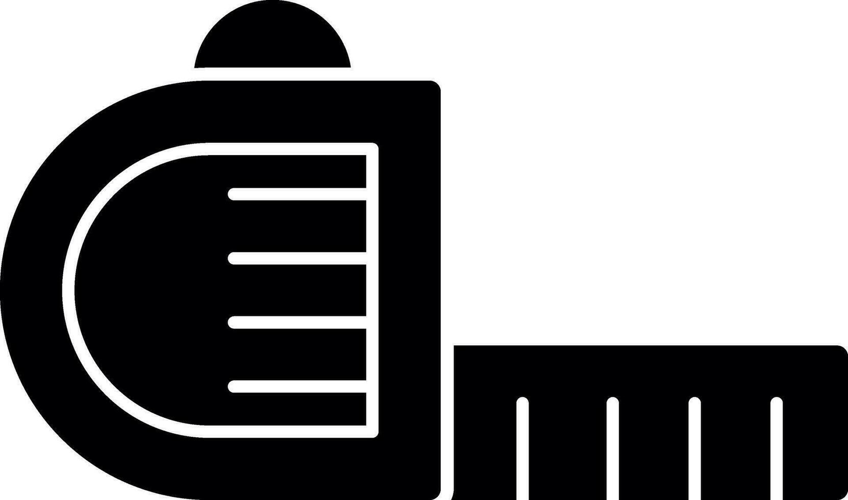 Measuring tape Vector Icon Design