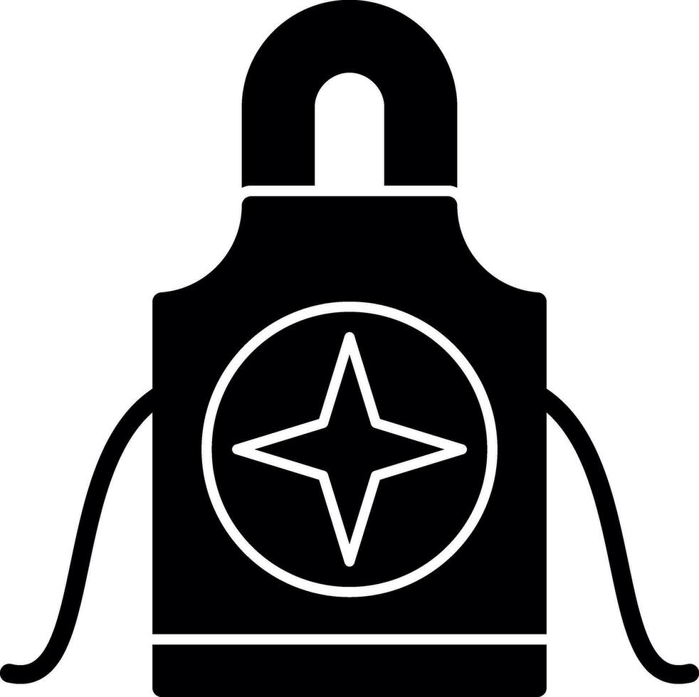 Apron Vector Icon Design
