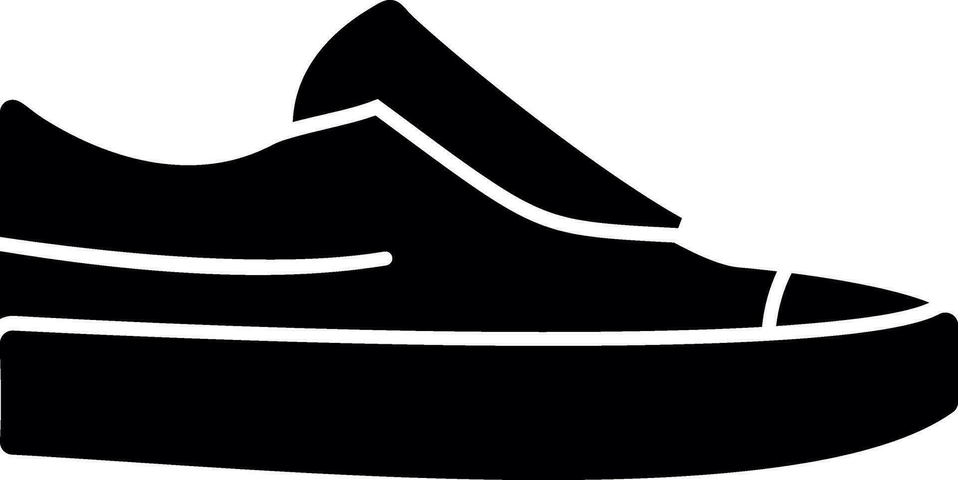 diseño de icono de vector de zapatillas