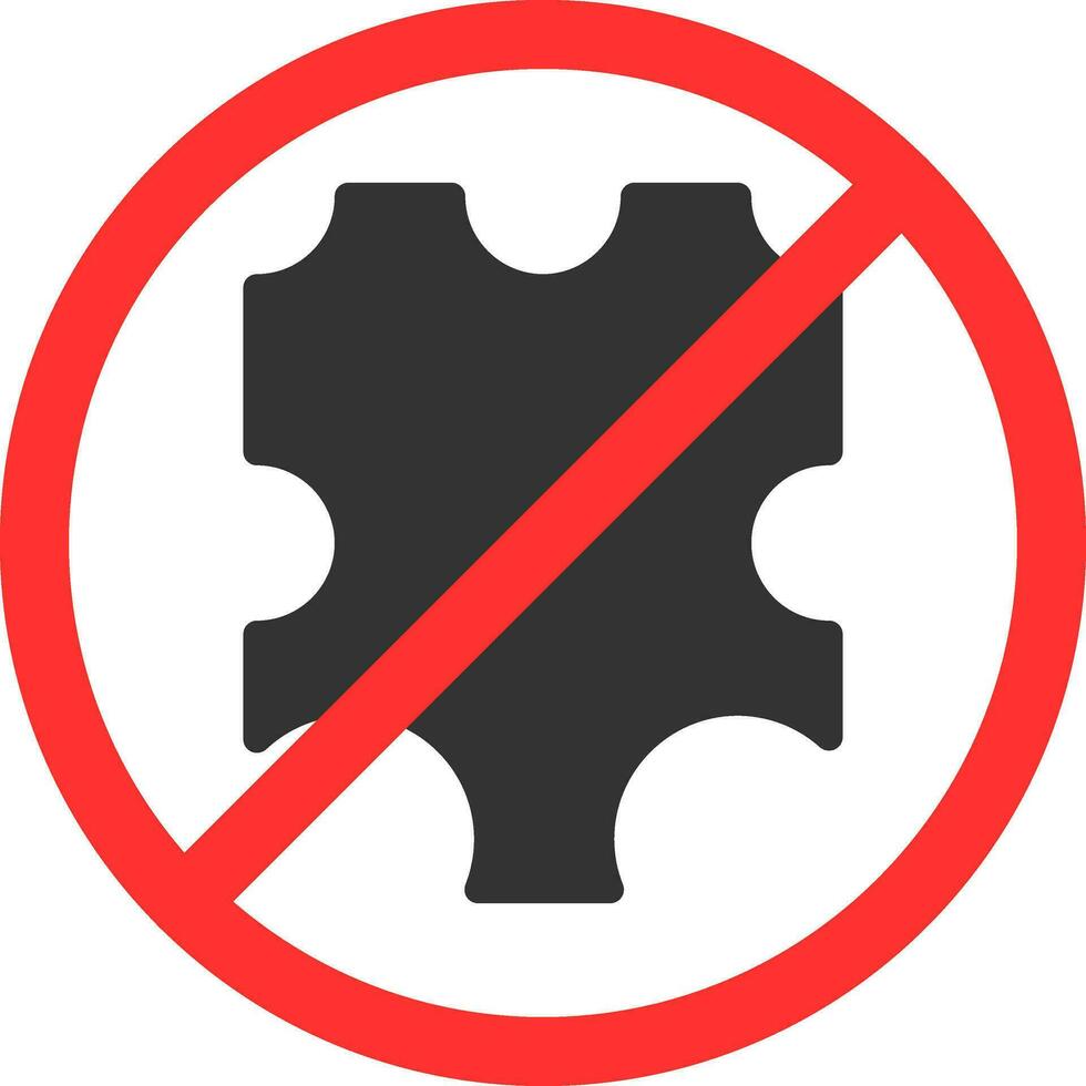 No leather Vector Icon Design