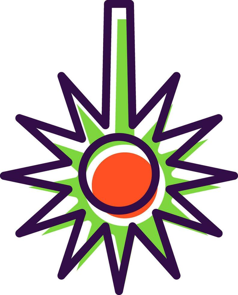 Overstitch Vector Icon Design