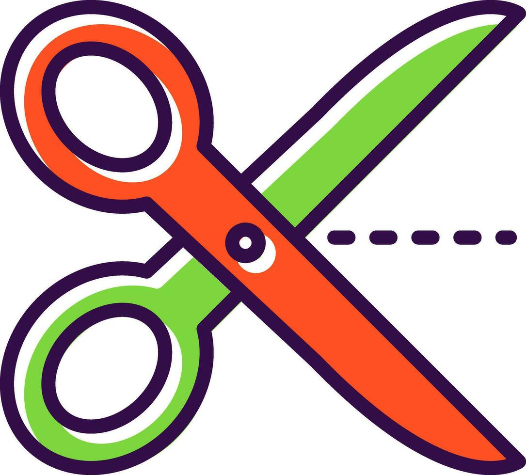 Cutting Vector Icon Design