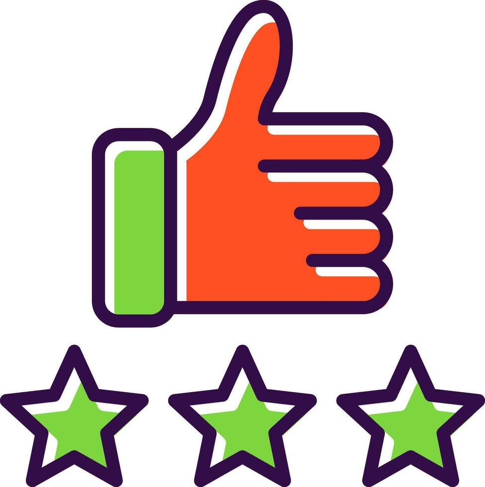 Rating Vector Icon Design