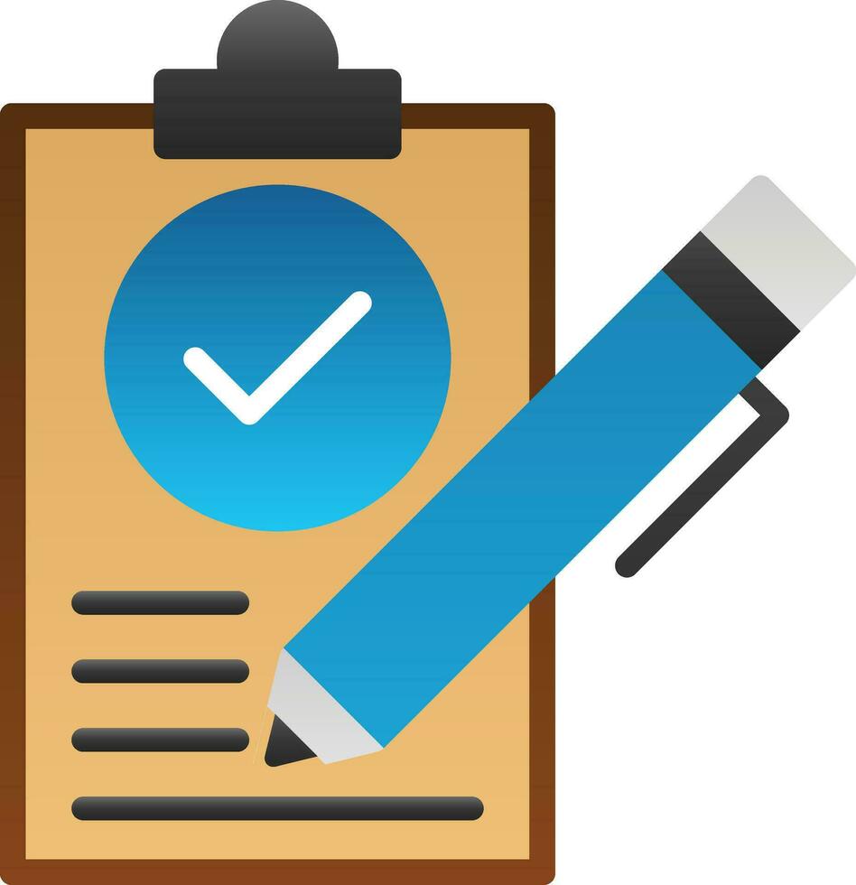 Contract Vector Icon Design