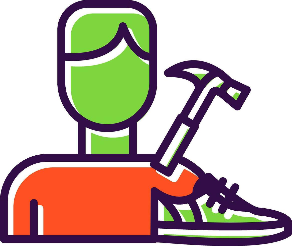 Shoemaker Vector Icon Design